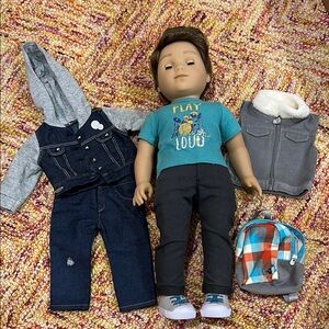 American Girl Logan Doll Bundle